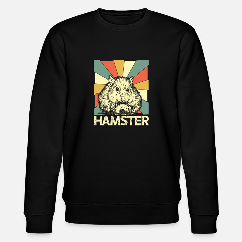 Hamster hamster baking - Stanley/Stella CHANGER Unisex Organic Sweatshirt - black