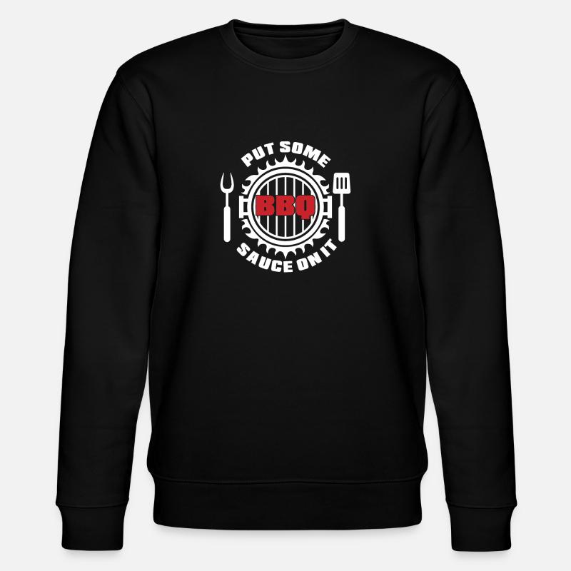 Sauce barbecue - Sweat bio CHANGER Stanley/Stella Unisexe - noir