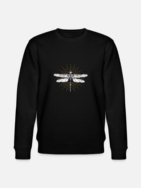 Libelle Tier - Stanley/Stella Unisex Bio-Sweatshirt CHANGER  - Schwarz