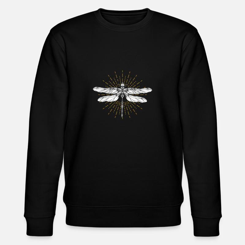 Dragonfly animal - Stanley/Stella CHANGER Unisex Organic Sweatshirt - black