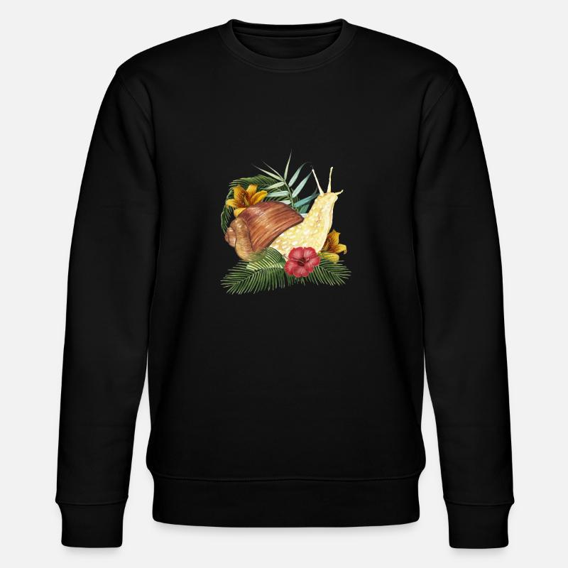 Escargot animal - Sweat bio CHANGER Stanley/Stella Unisexe - noir