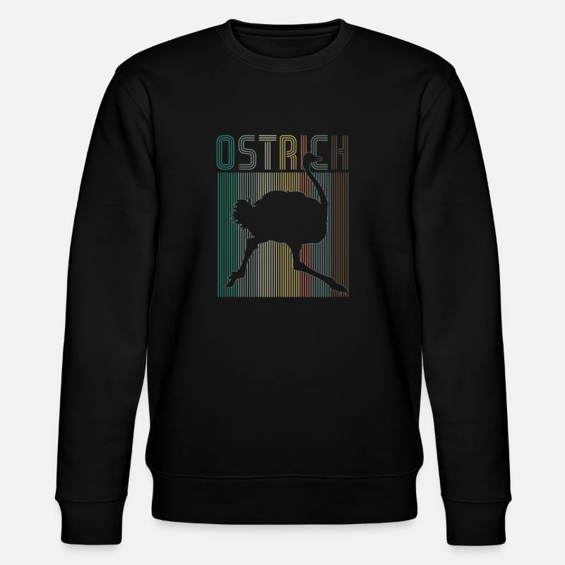 Strauß - Stanley/Stella Unisex Bio-Sweatshirt CHANGER  - Schwarz