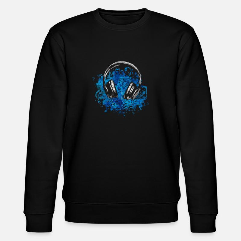 Musique casque - Sweat bio CHANGER Stanley/Stella Unisexe - noir