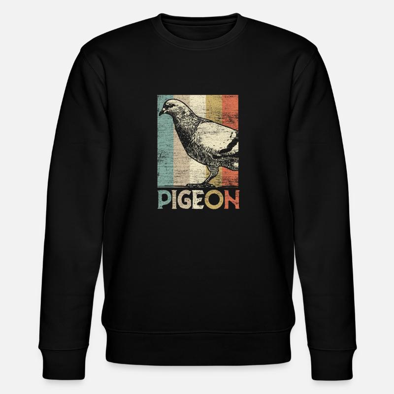 Pigeon voyageur - Sweat bio CHANGER Stanley/Stella Unisexe - noir