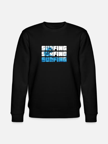 Surfing Sport - Stanley/Stella CHANGER Unisex Organic Sweatshirt - black