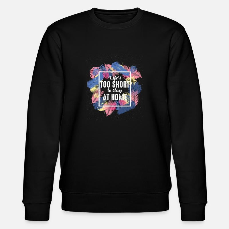 Voyage à la maison - Sweat bio CHANGER Stanley/Stella Unisexe - noir