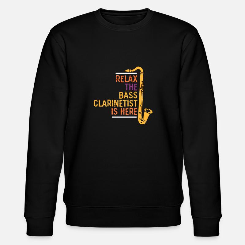 Clarinette basse - Sweat bio CHANGER Stanley/Stella Unisexe - noir