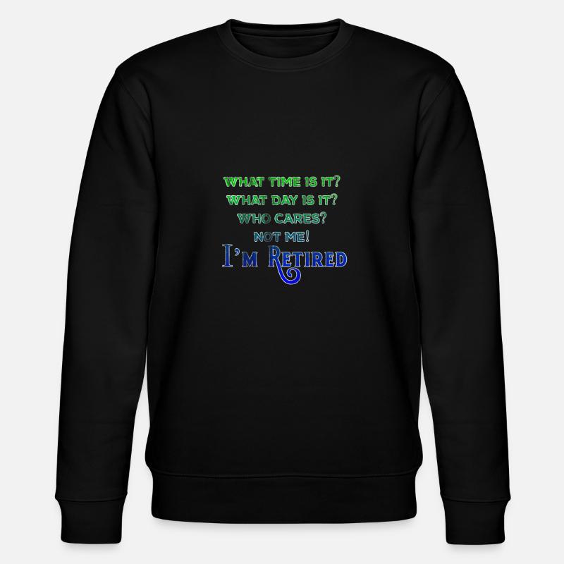 Pension retiree - Stanley/Stella CHANGER Unisex Organic Sweatshirt - black