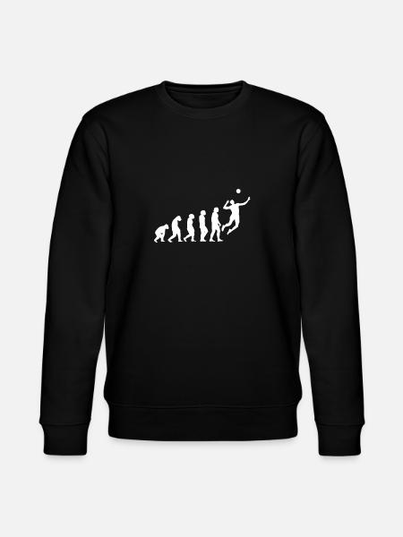 Volleyball Evolution - Stanley/Stella CHANGER Unisex Organic Sweatshirt - black