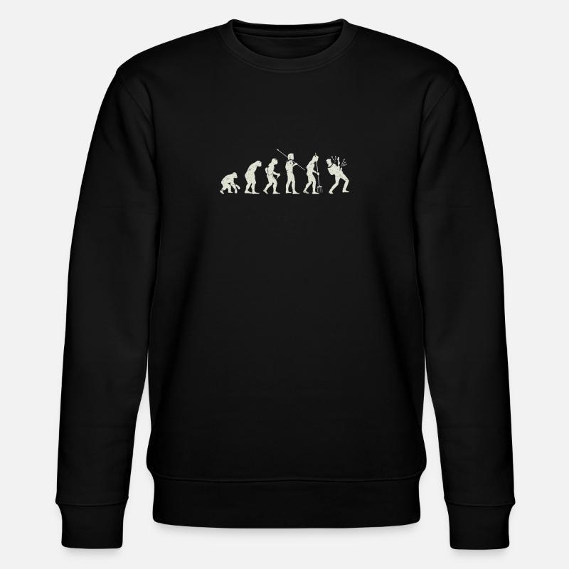 Evolution de la guitare - Sweat bio CHANGER Stanley/Stella Unisexe - noir