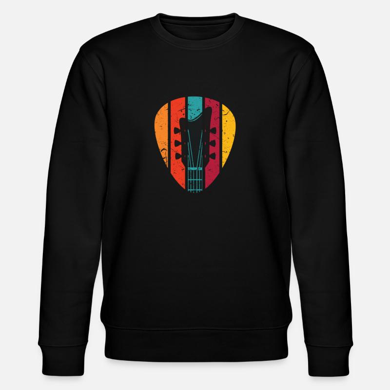 Gitarre - Stanley/Stella Unisex Bio-Sweatshirt CHANGER  - Schwarz