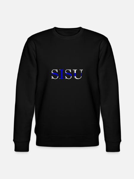 Finland Sisu - Ekologisk sweatshirt CHANGER unisex från Stanley/Stella - svart