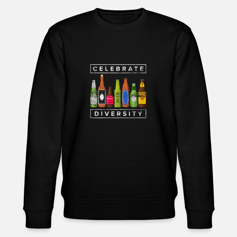 Beer beers - Stanley/Stella CHANGER Unisex Organic Sweatshirt - black