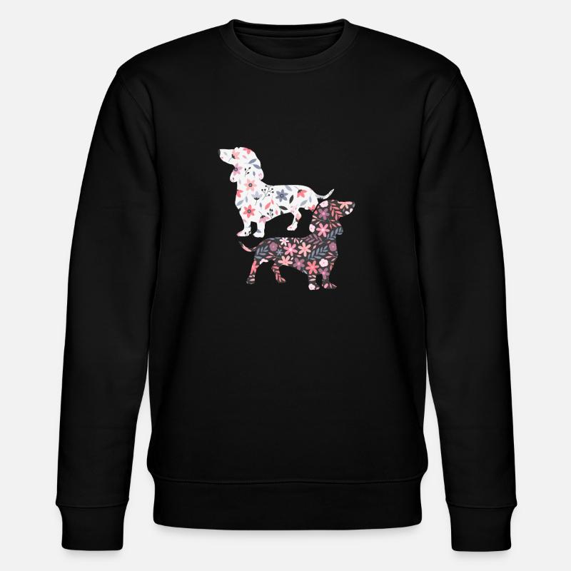 Chien de teckel - Sweat bio CHANGER Stanley/Stella Unisexe - noir