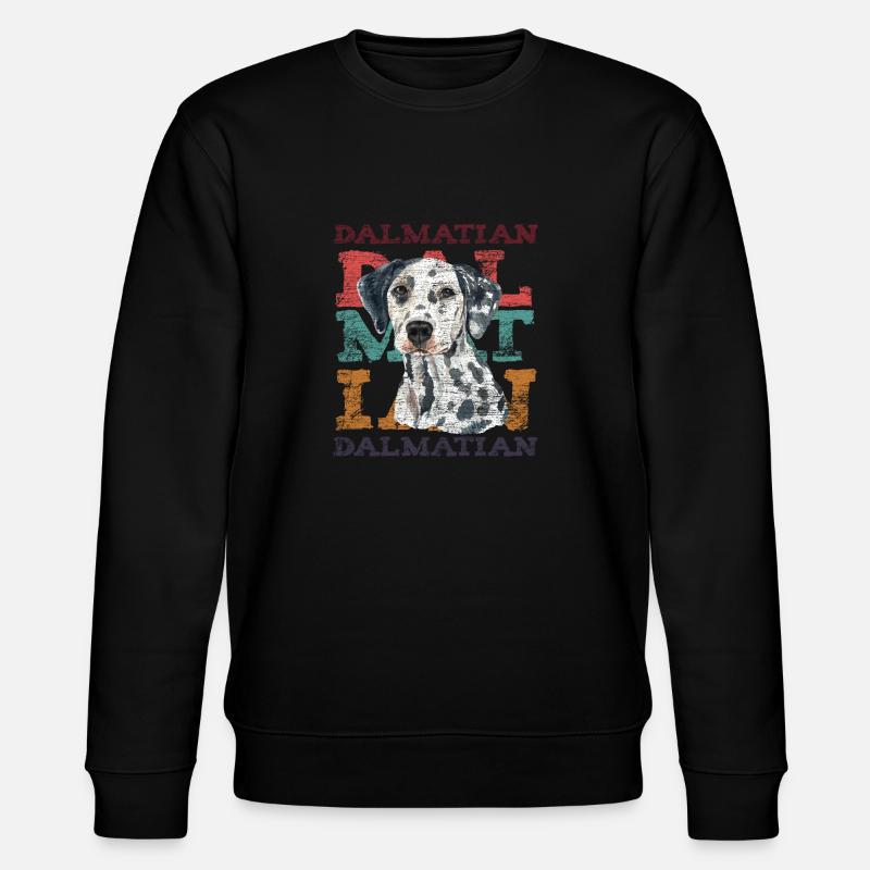Dalmatiner - Stanley/Stella Unisex Bio-Sweatshirt CHANGER  - Schwarz
