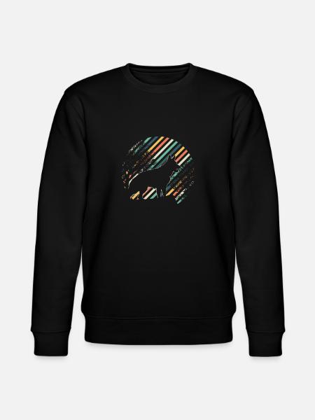 Deutscher Schäferhund Hund - Stanley/Stella Unisex Bio-Sweatshirt CHANGER  - Schwarz