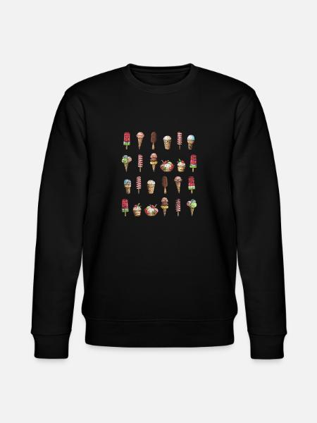 Ice cream sundae - Stanley/Stella CHANGER Unisex Organic Sweatshirt - black