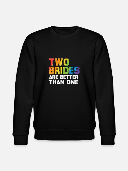 Braut LGBT Homo Ehe - Stanley/Stella Unisex Bio-Sweatshirt CHANGER - Schwarz