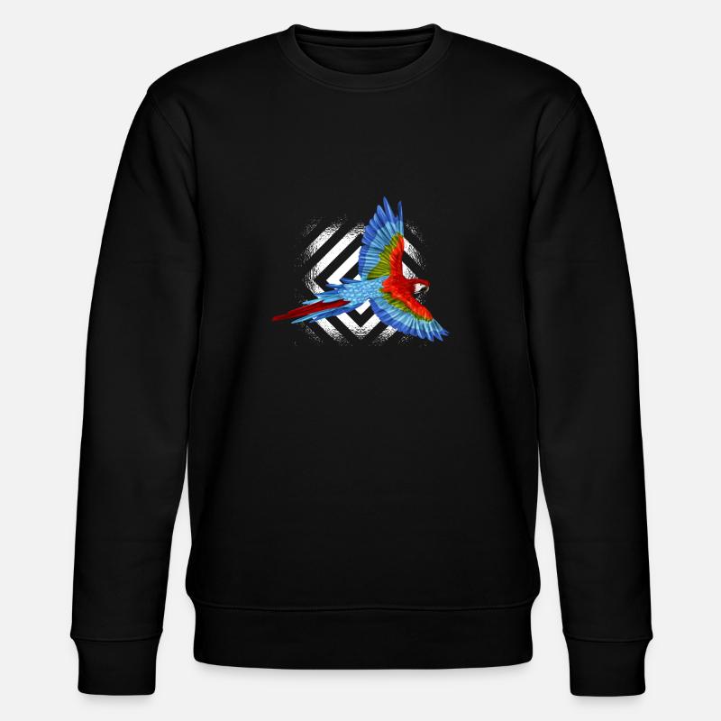 parrot - Stanley/Stella CHANGER Unisex Organic Sweatshirt - black