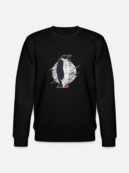 Penguin Emperor Penguin - Stanley/Stella CHANGER Unisex Organic Sweatshirt - black