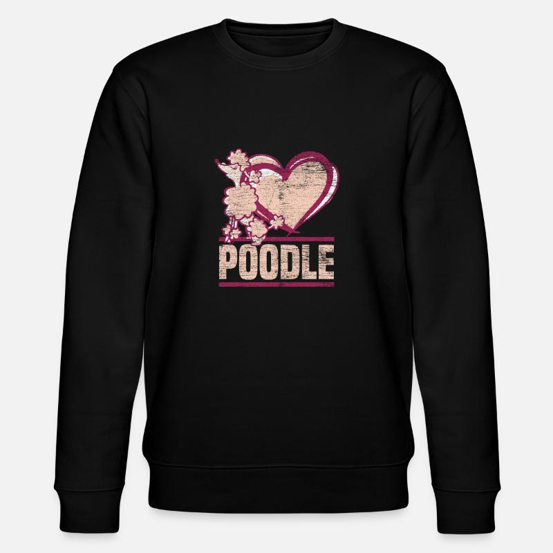 Pudel - Stanley/Stella Unisex Bio-Sweatshirt CHANGER  - Schwarz