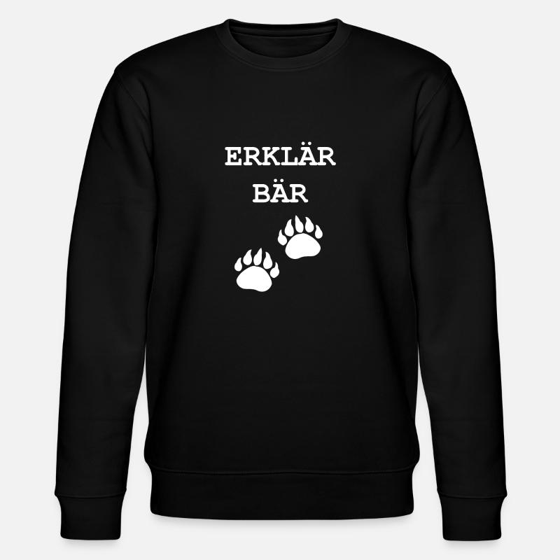 Erklärbär - Sweat bio CHANGER Stanley/Stella Unisexe - noir