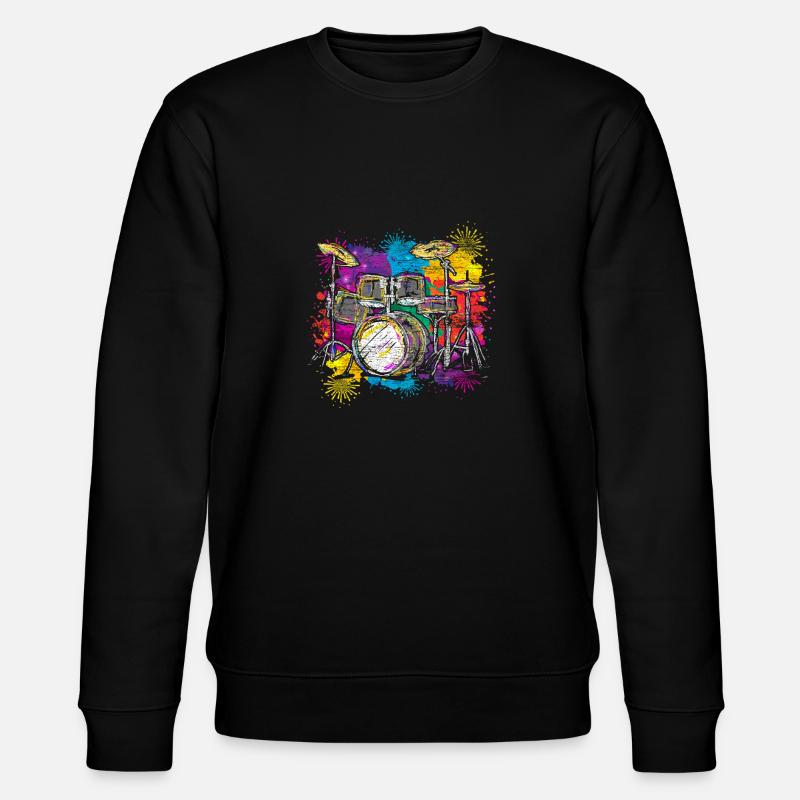 Instrument de batterie - Sweat bio CHANGER Stanley/Stella Unisexe - noir