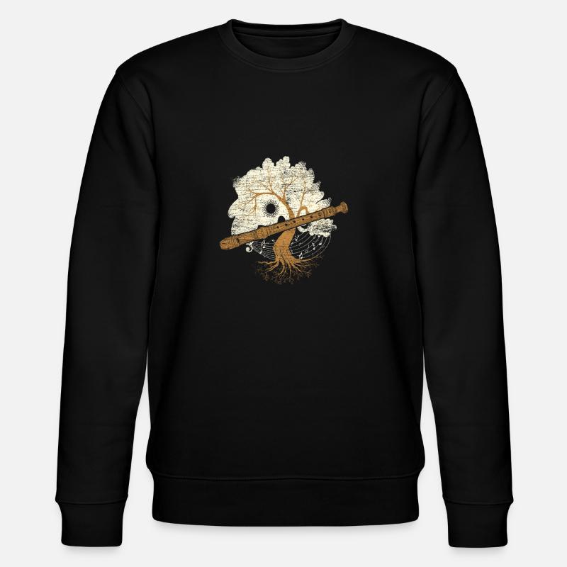 Flûte à bec flûte - Sweat bio CHANGER Stanley/Stella Unisexe - noir