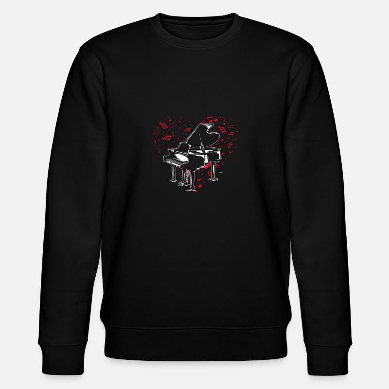 piano - Sweat bio CHANGER Stanley/Stella Unisexe - noir