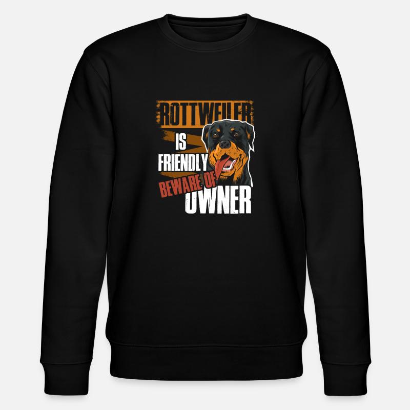 Rottweiler Besitzer - Stanley/Stella Unisex Bio-Sweatshirt CHANGER  - Schwarz