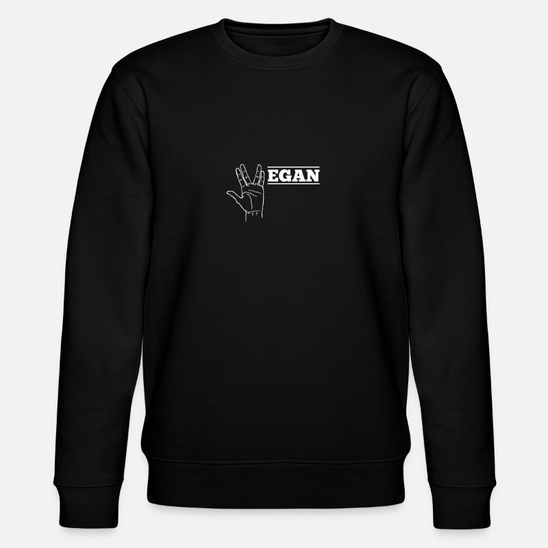 Vegan Kochen - Stanley/Stella Unisex Bio-Sweatshirt CHANGER  - Schwarz