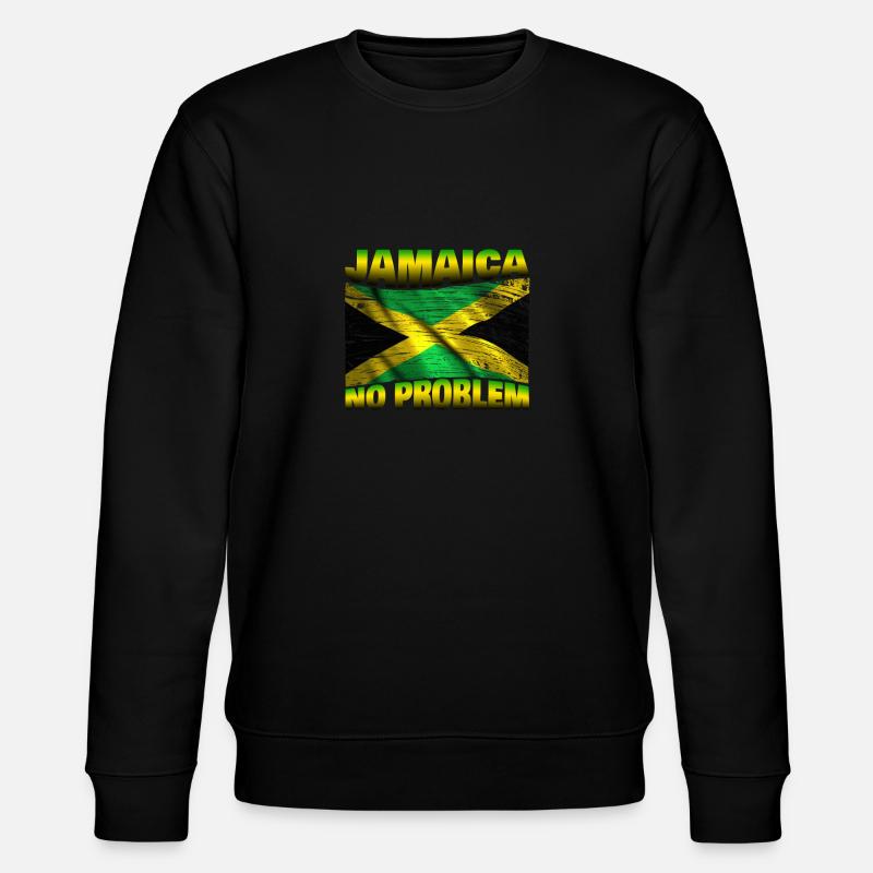 Jamaica no problem - Stanley/Stella Unisex Bio-Sweatshirt CHANGER  - Schwarz