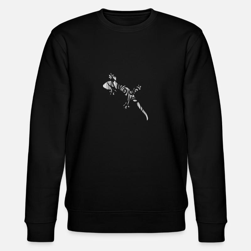 Gecko - Stanley/Stella Unisex Bio-Sweatshirt CHANGER  - Schwarz