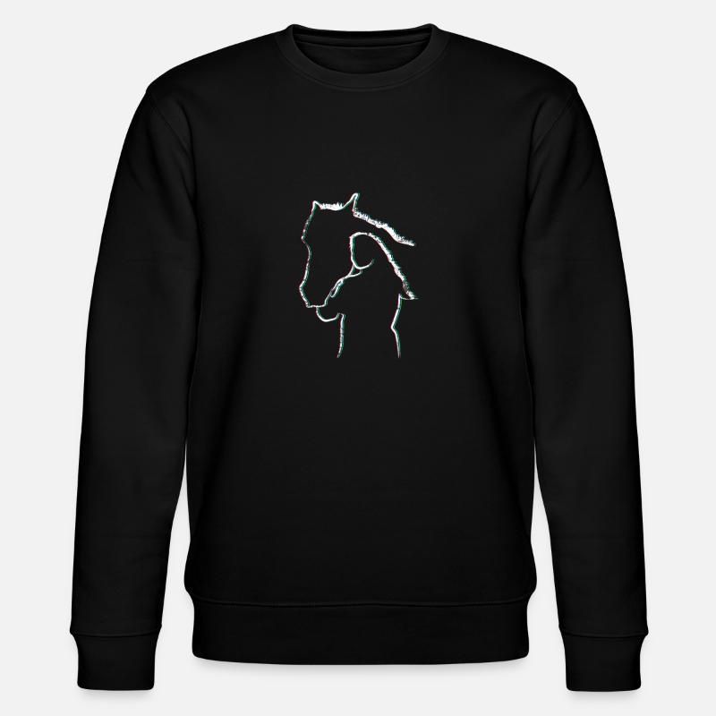 Amoureux des chevaux - Sweat bio CHANGER Stanley/Stella Unisexe - noir