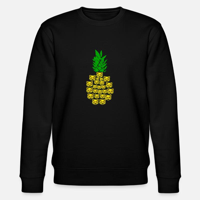 Ananas de raton laveur - Sweat bio CHANGER Stanley/Stella Unisexe - noir