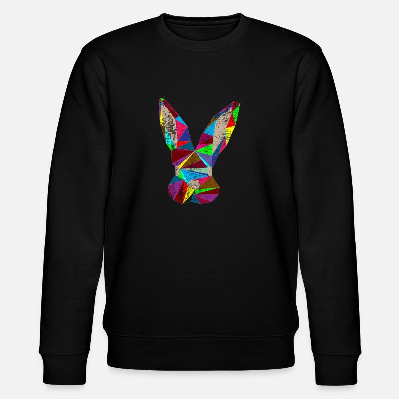 Hase - Stanley/Stella Unisex Bio-Sweatshirt CHANGER  - Schwarz