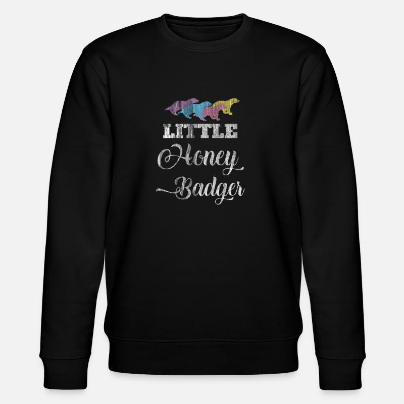 Honigdachs - Stanley/Stella Unisex Bio-Sweatshirt CHANGER  - Schwarz