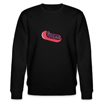 Biologist biologist mitochondrion blood platelets - Stanley/Stella CHANGER Unisex Organic Sweatshirt - black - Front - Nik (191cm) & Marisol (170cm)