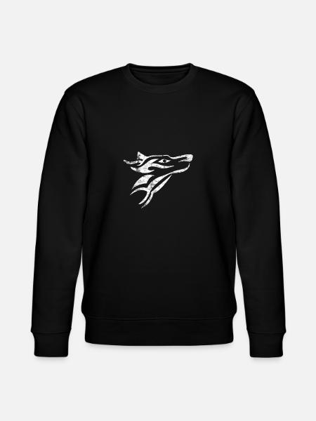 Wolf predator hunting - Stanley/Stella CHANGER Unisex Organic Sweatshirt - black