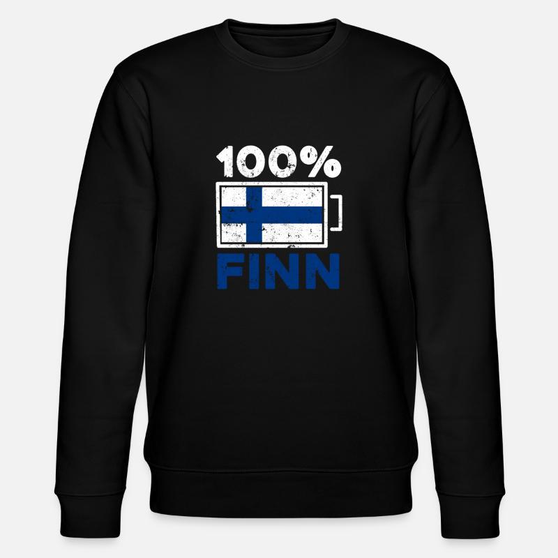 Finlande Identité - Sweat bio CHANGER Stanley/Stella Unisexe - noir
