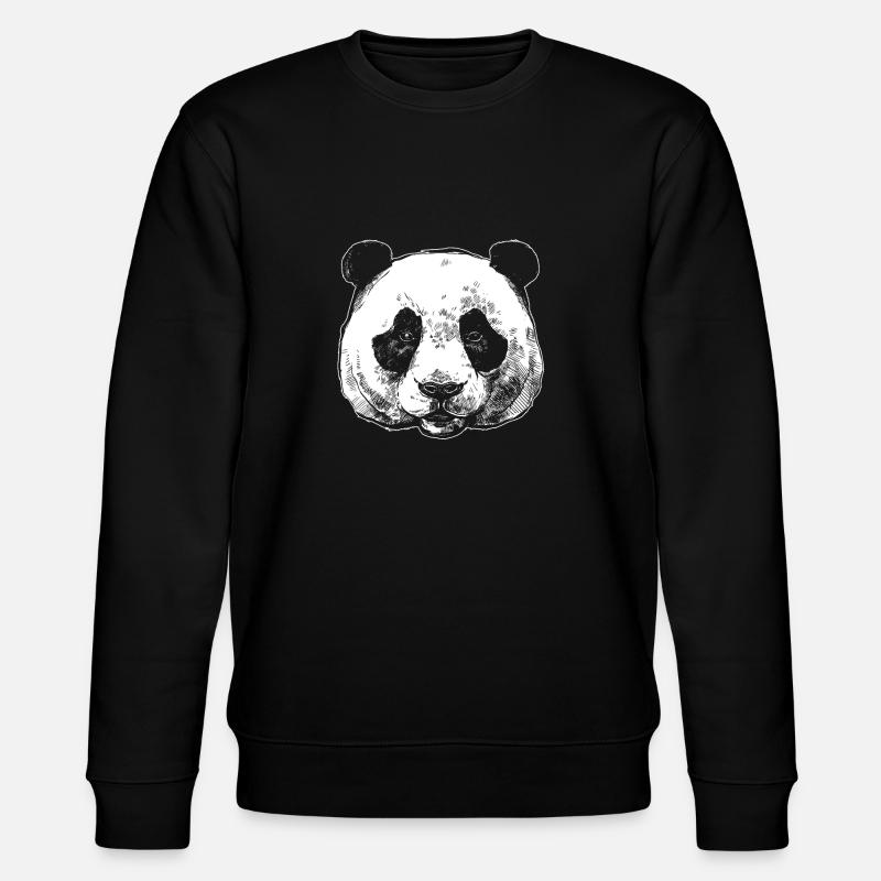 Ours panda - Sweat bio CHANGER Stanley/Stella Unisexe - noir