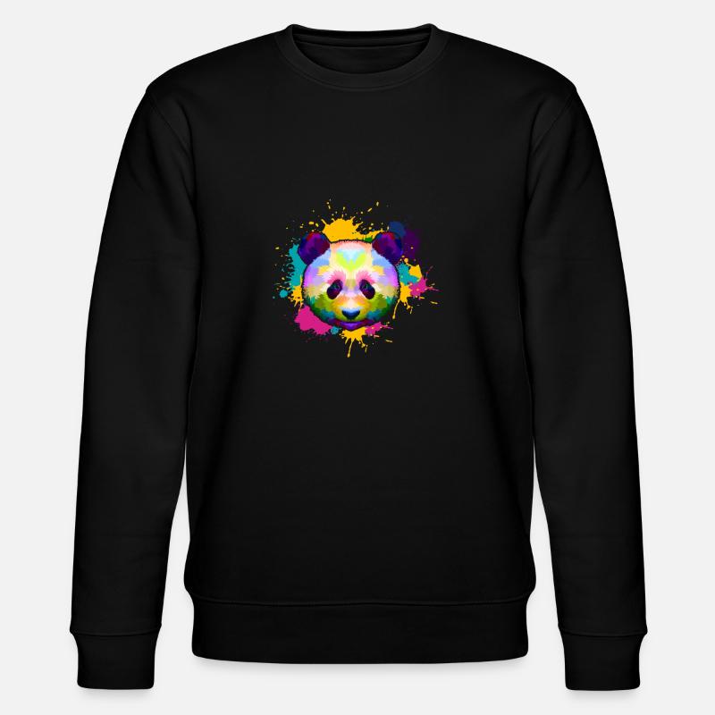 panda - Sweat bio CHANGER Stanley/Stella Unisexe - noir