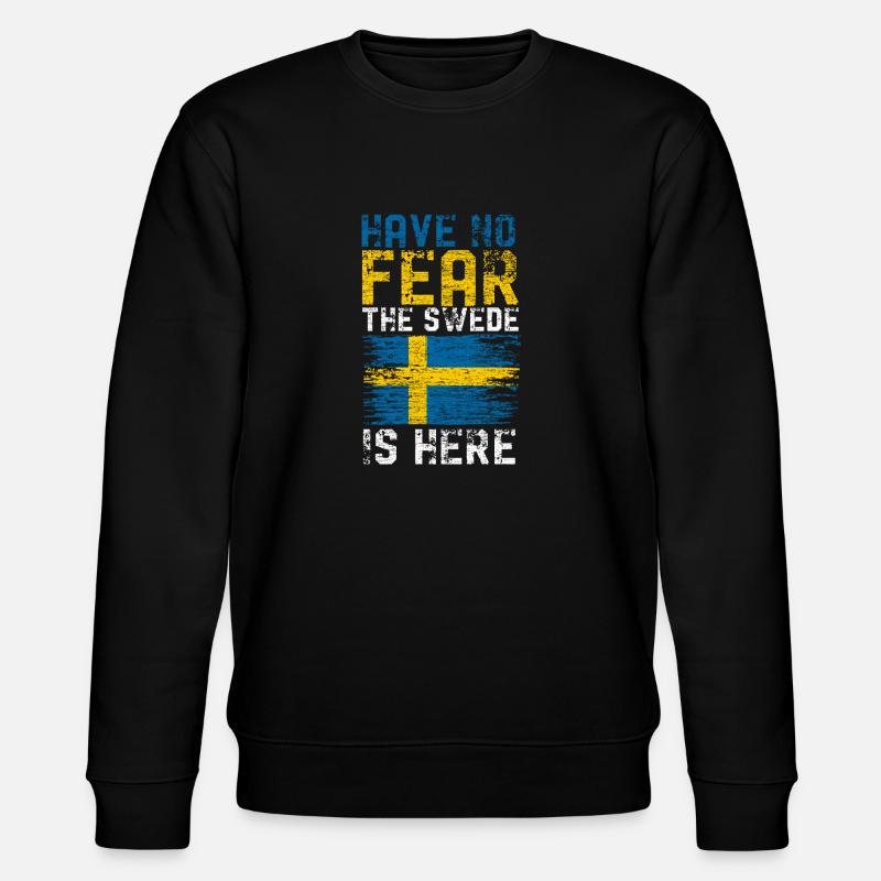 Schweden Schwede - Stanley/Stella Unisex Bio-Sweatshirt CHANGER - Schwarz