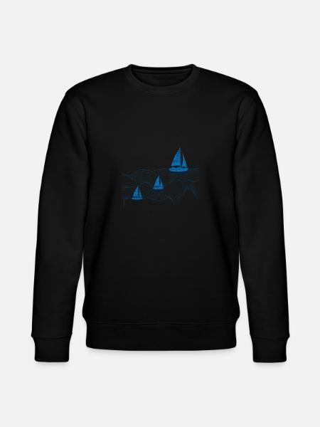 Sailing sea - Stanley/Stella CHANGER Unisex Organic Sweatshirt - black