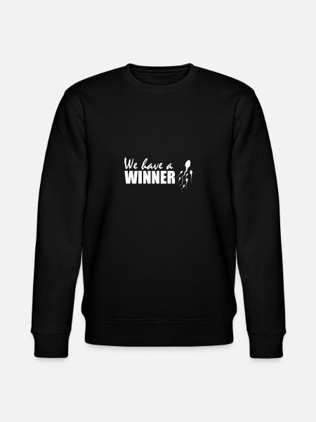 Pregnancy winner - Stanley/Stella CHANGER Unisex Organic Sweatshirt - black