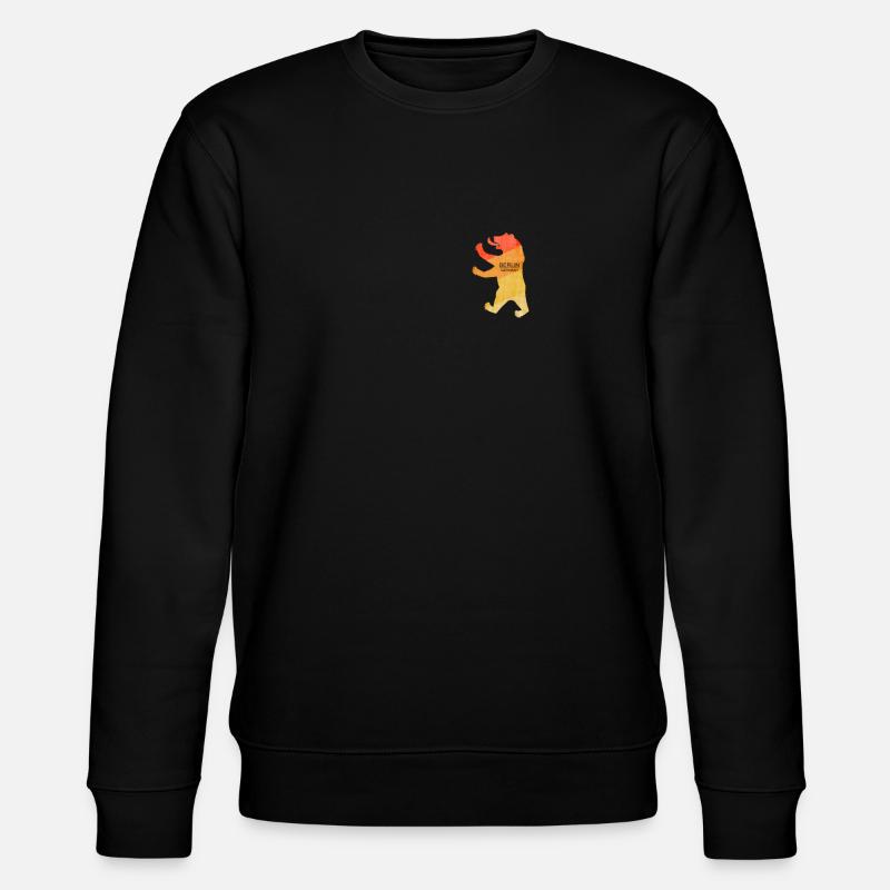 BERLIN OURS BERLIN - Sweat bio CHANGER Stanley/Stella Unisexe - noir