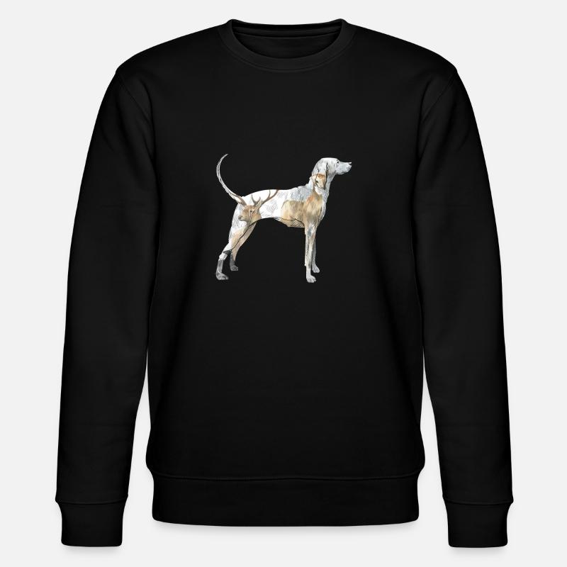 Jagdhund Spürsinn - Stanley/Stella Unisex Bio-Sweatshirt CHANGER - Schwarz