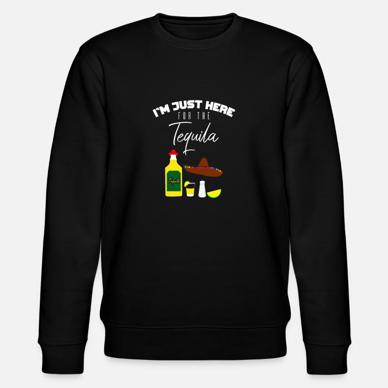 Tequila Getränk - Stanley/Stella Unisex Bio-Sweatshirt CHANGER  - Schwarz