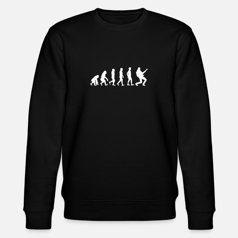 Evolution guitar - Stanley/Stella CHANGER Unisex Organic Sweatshirt - black