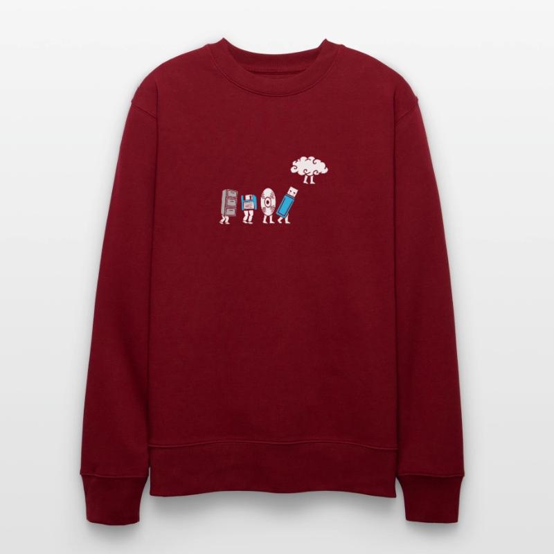 Cloud Computing Evolution Computer Entwicklung Stanley/Stella Unisex Bio-Sweatshirt CHANGER 